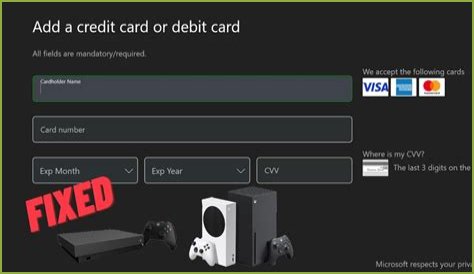 can you use paypal credit on xbox live?