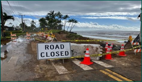Flooding, road closures as wild weather hits Coromandel