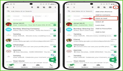 how to make a text message unread on android?