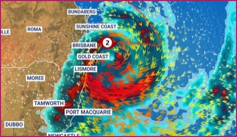 Rescuers busy as severe weather hits Australia's east coast