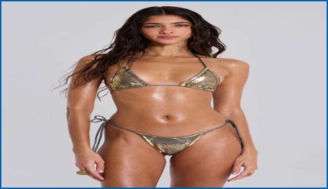 See Rihanna's New Year's Celebration Outfit Featuring a Metallic Bikini Top & Skirt Ensemble